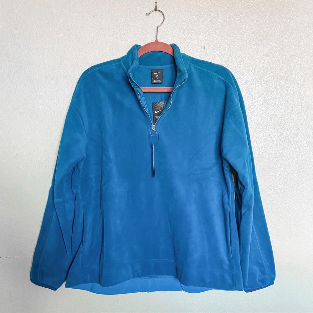 Nwt Nike Quarter Zip Pullover Sweatshirt - Size Medium - Picture 3 of 7